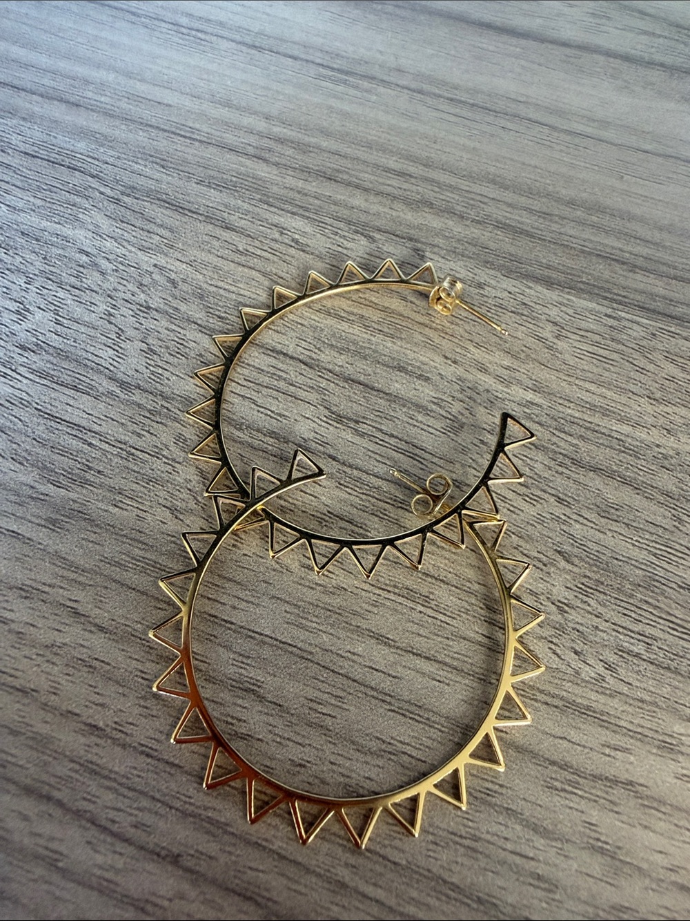 Gorjana Gold Spike Hoop Earrings